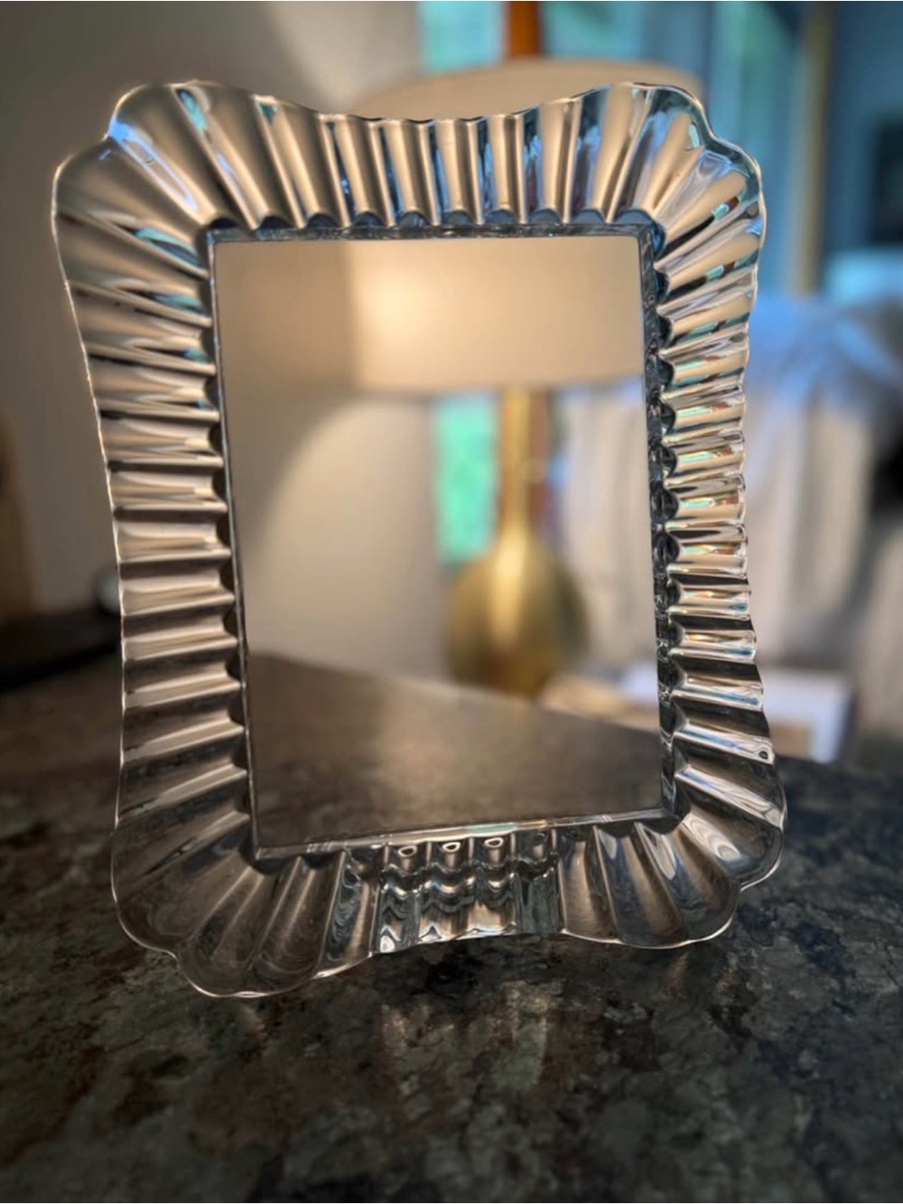 Marquis Neoclassical Waterford Crystal 8 x11
Vintage Frame Gorgeous Art Deco